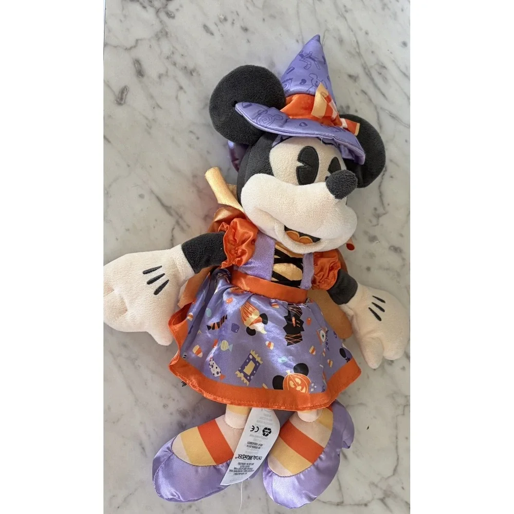 Walt Disney Store Minnie Mouse Halloween 2020 Pumpkin Plush Doll Toy Decoration